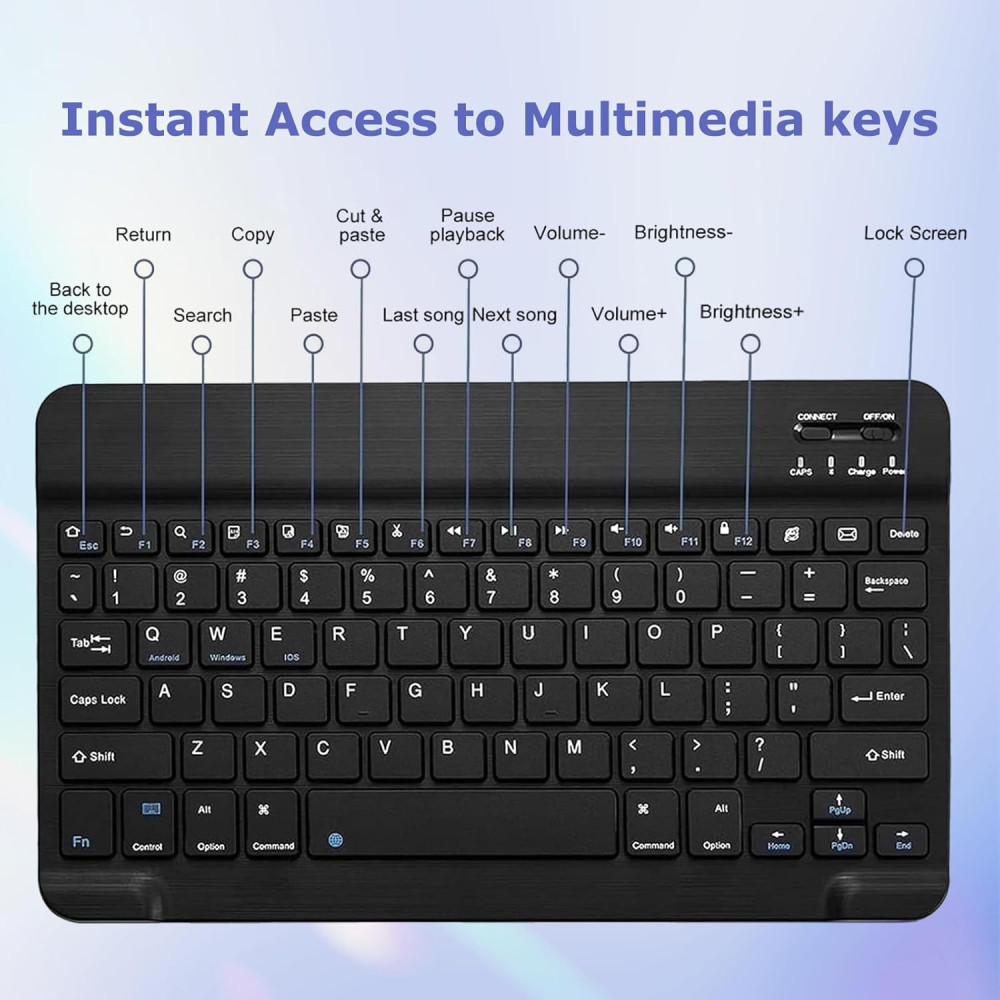 Беспроводная клавиатура + мышь ACETEND Bluetooth + 2 4G QWERTY UK