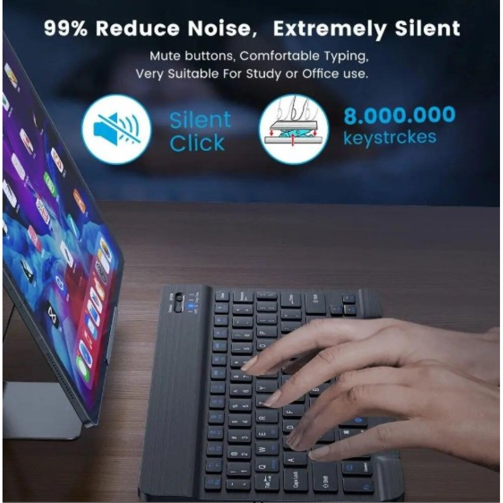 Беспроводная клавиатура + мышь ACETEND Bluetooth + 2 4G QWERTY UK