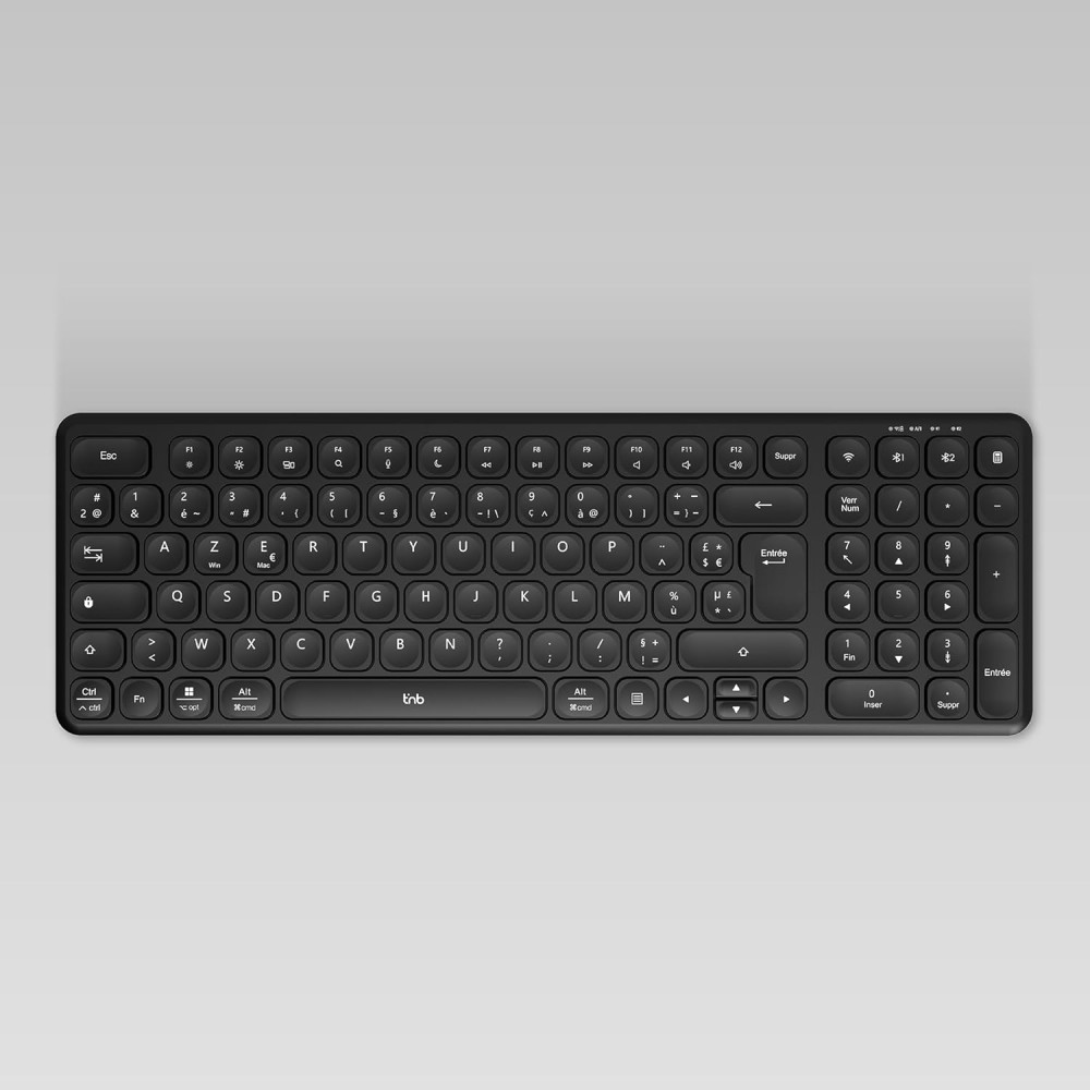 Беспроводная клавиатура T'nB Bluetooth+USB-A