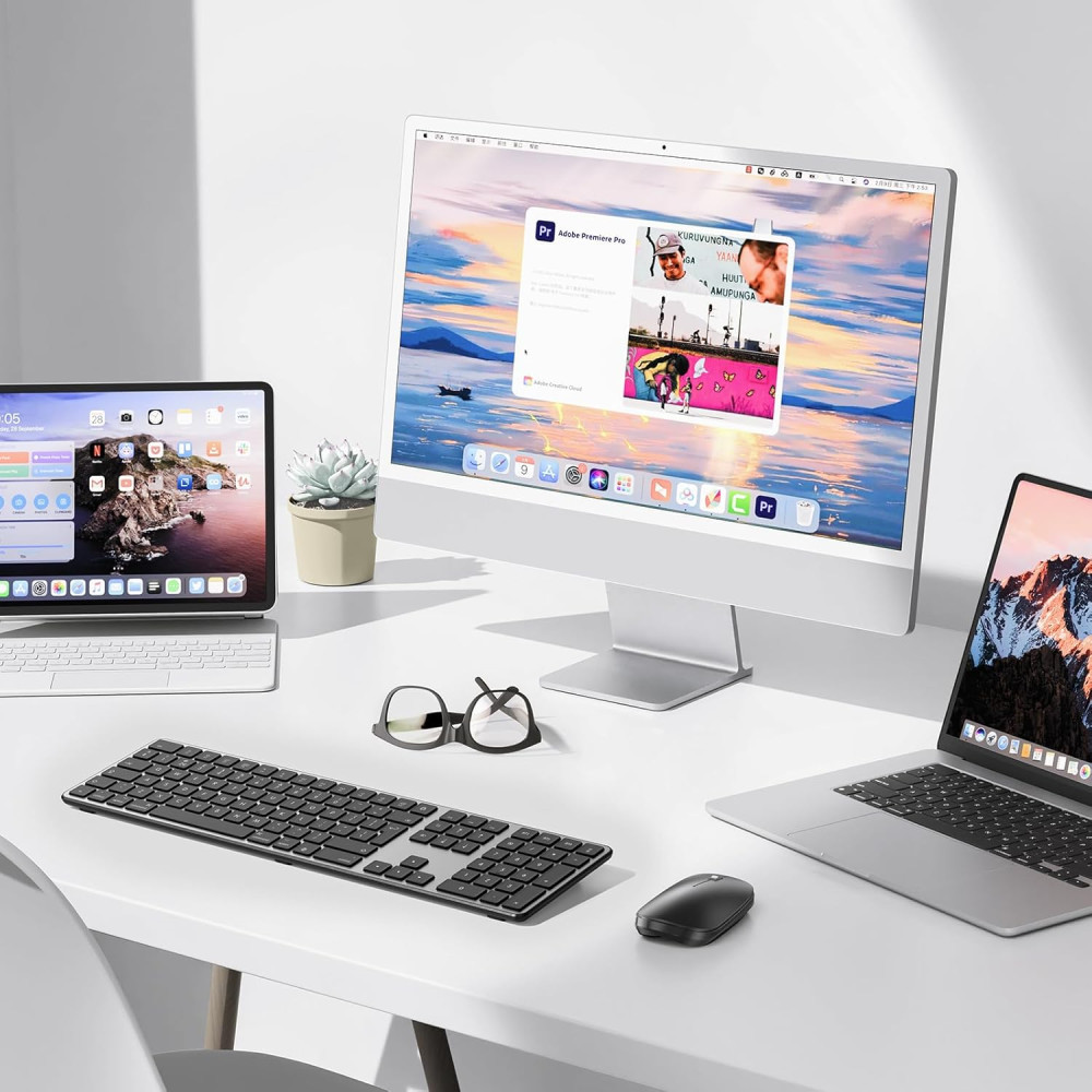 Беспроводная клавиатура OMOTON для Mac с цифровым блоком