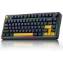 Механічна бездротова клавіатура AULA F75 75% RGB Hot Swap 2,4GHz