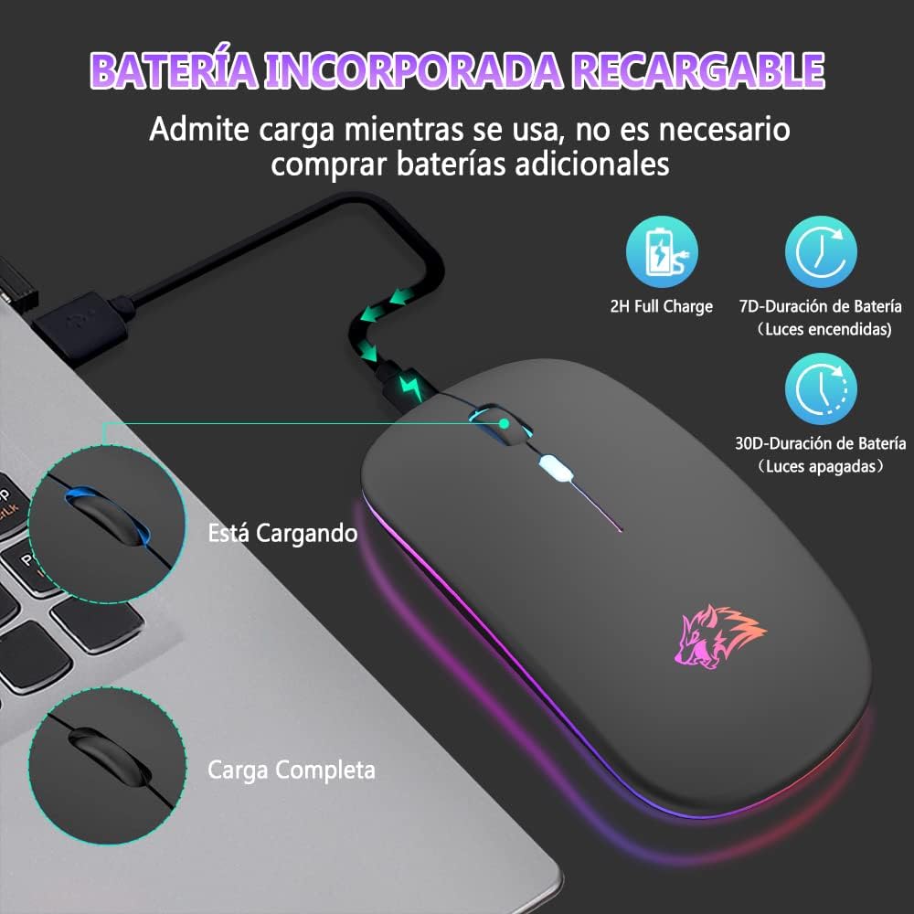 Бездротова миша Free wolf X15 Bluetooth / 2 4GHz тиха 3 DPI