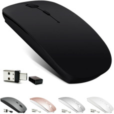 Бездротова миша KLO K8 Bluetooth+ USB + Type-C для ноутбука MacBook ПК iPad