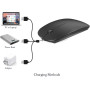 Беспроводная мышь KLO K8 Bluetooth+ USB+Type-C для ноутбука MacBook ПК iPad
