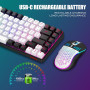 Комплект клавиатуры и мыши RedThunder K84 RGB подсветка 75% USB 2,4G
