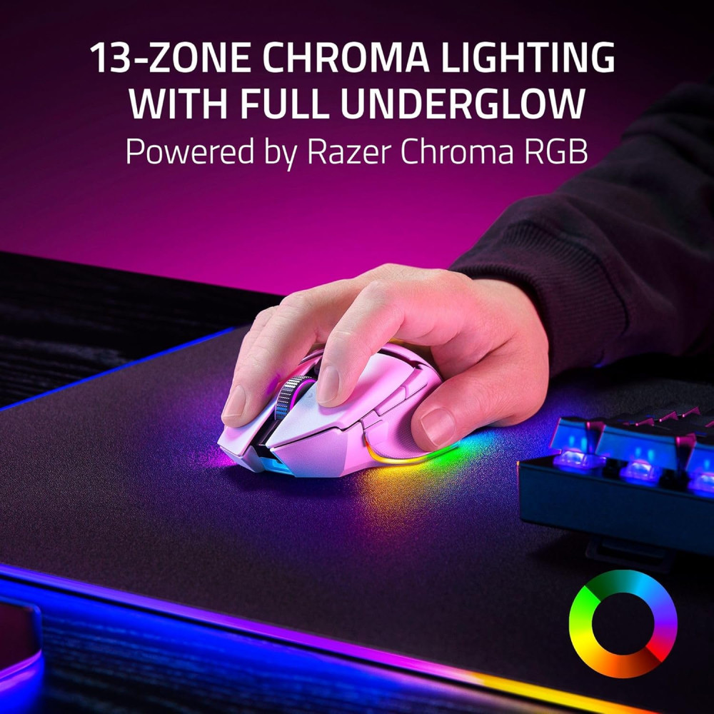 Бездротова ігрова мишка Razer Basilisk V3 Pro повністю налаштовувана 