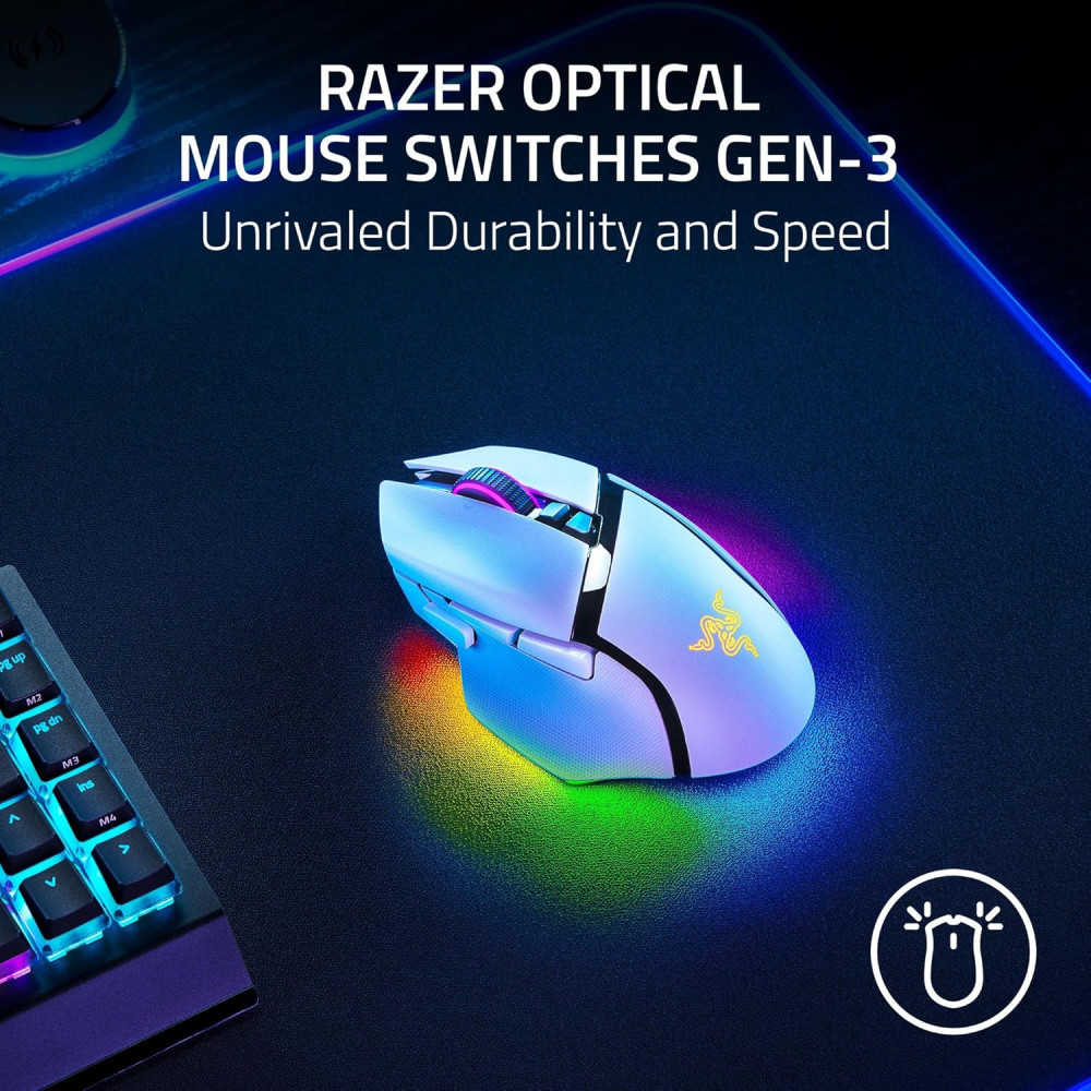 Бездротова ігрова мишка Razer Basilisk V3 Pro повністю налаштовувана 