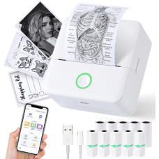 Мини термопринтер Cudinham X6 Bluetooth для стикеров без чернил