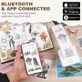 Мини термопринтер Cudinham X6 Bluetooth для стикеров без чернил