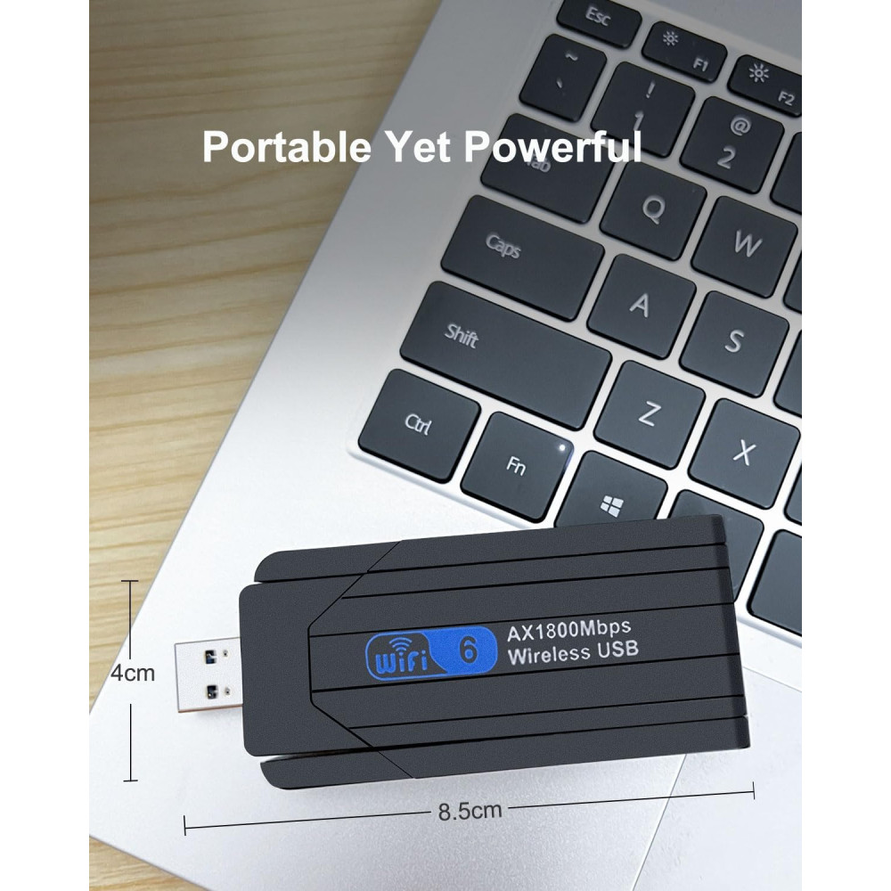 Wodgreat WiFi Bluetooth 5 0 адаптер USB 1800Мбітс 2 4G 5G AC Dual Band для ПК і ноутбука