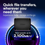 Портативный SSD 1 ТВ Crucial X10 до 2100 МБ USB 3 2 USB C 