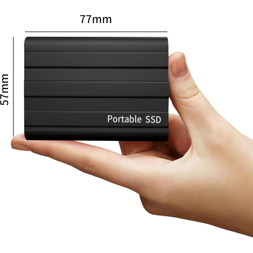 Портативный твердотельный накопитель SSD Lirxxur 2TB 3 в 1