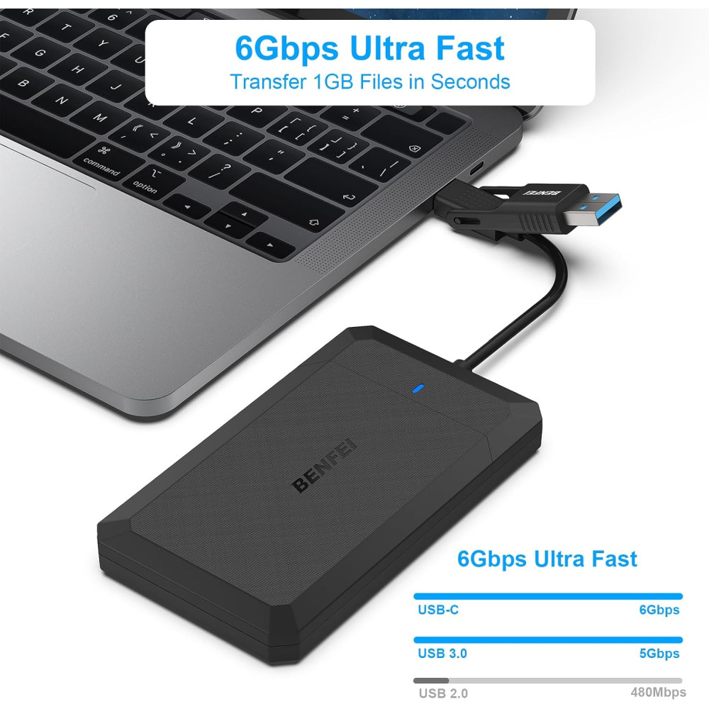 Наружный корпус BENFEI для 2 5" SATA HDD/SSD