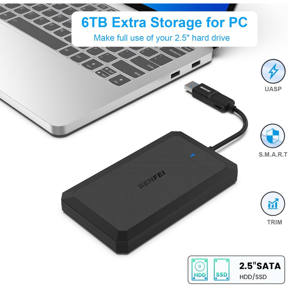 Наружный корпус BENFEI для 2 5" SATA HDD/SSD