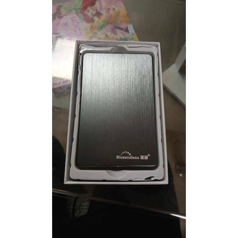 Внешний жесткий диск Blueendless 2,5 дюйма USB 3.0. Ультратонкий (серый, 250 ГБ)