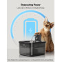 Бездротовий фонтан-поїлка для котів DownyPaws з датчиком руху