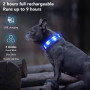 Светодиодный ошейник для собак PZRLit LED аккумуляторный водостойкий размер S