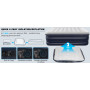 Надувной матрас односпальный Nalone со встроенным насосом 203 × 152 × 42 см 