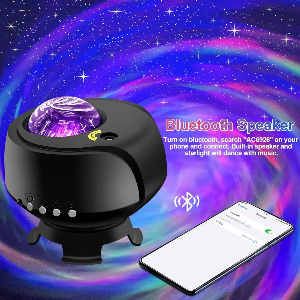 Проектор звездного неба FLITI ночник с Bluetooth-динамиком
