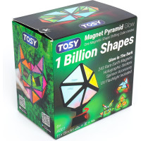 Магнітний конструктор TOSY Magnet Pyramid Glow світиться в темряві на 15 елементів