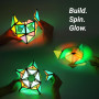 Магнітний конструктор TOSY Magnet Pyramid Glow світиться в темряві на 15 елементів