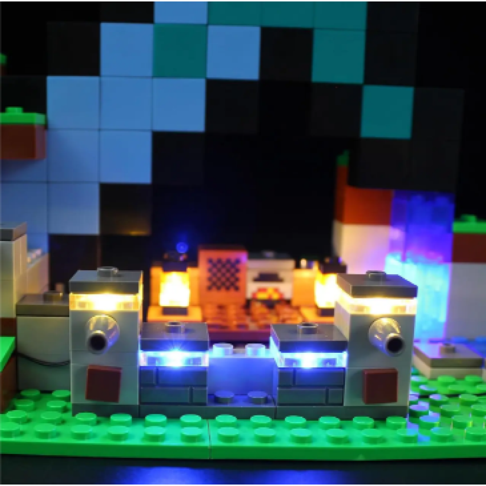 Комплект підсвічування для Lego Minecraft 21244 (конструктор не входить до комплекту)