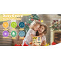 Развивающая сенсорная доска для детей от 1 до 4 лет Busy Board Montessori