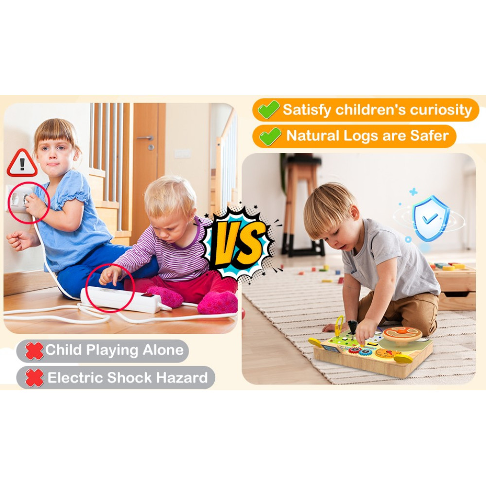 Игровая доска для развития малышей Montessori для детей от 1 до 4 лет