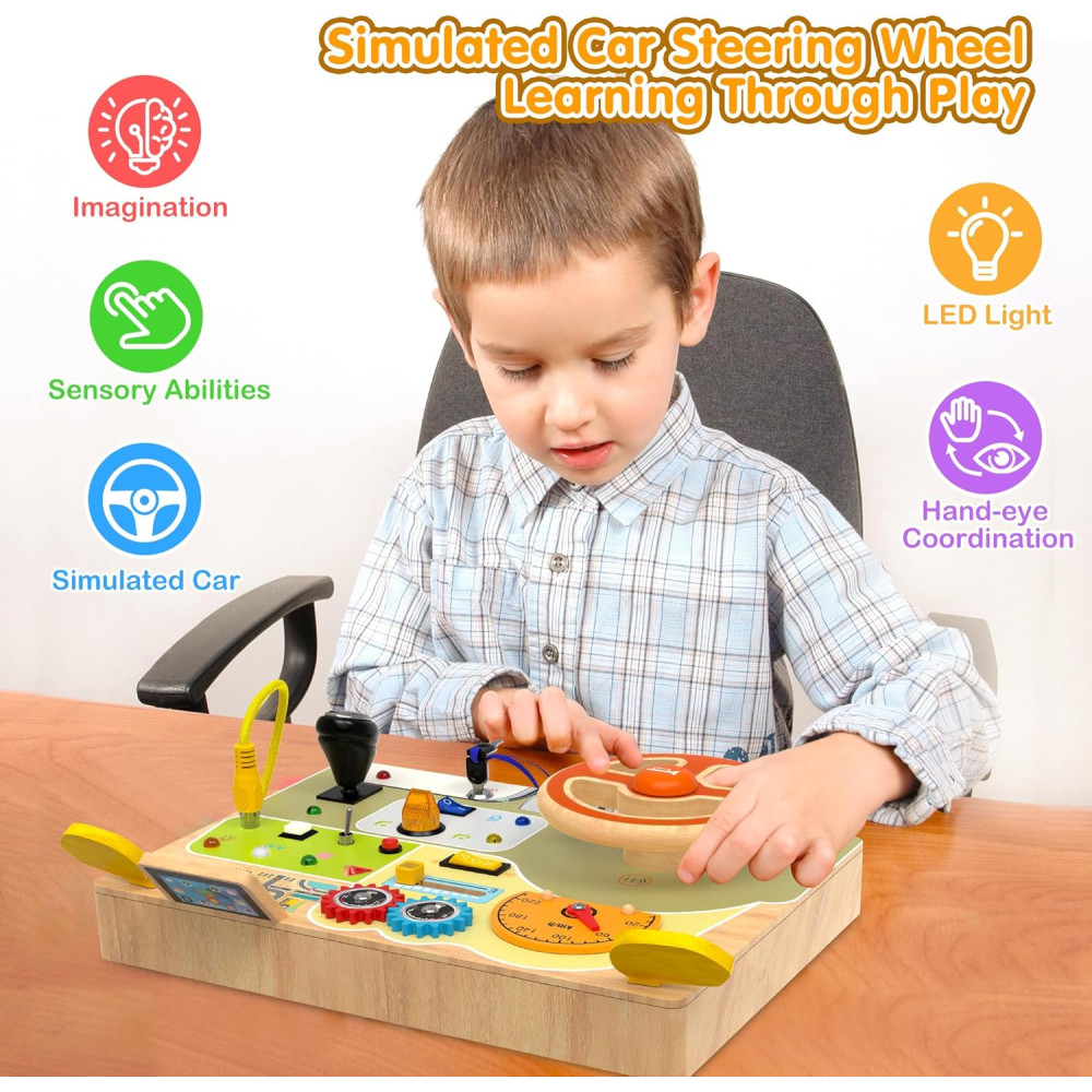 Игровая доска для развития малышей Montessori для детей от 1 до 4 лет