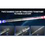 Світловий меч Custom Saber Smooth Swing з LED RGB та 9 звукових ефектів