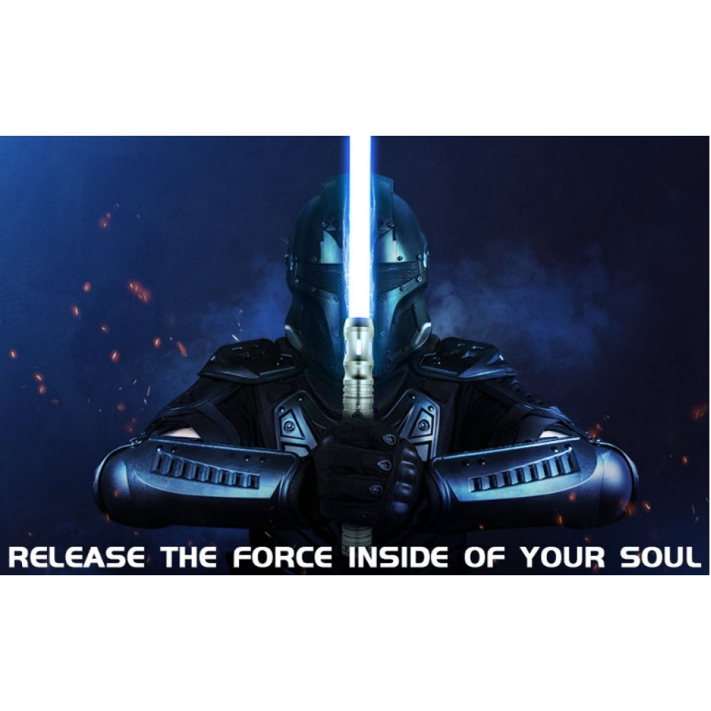 Світловий меч Custom Saber Smooth Swing з LED RGB та 9 звукових ефектів