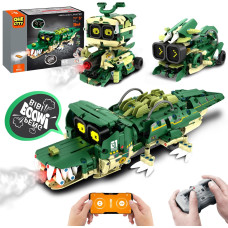 Конструктор робот 3 в 1 QHECTTY STEM RC с пультом и APP 513 деталей