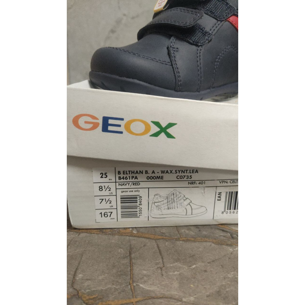 Geox детские зимние кроссовки, ботинки для мальчиков размер 25 – 16,7 см. гибкие и дышащие