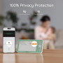 Беспроводная видеоняня 2K BOIFUN WiFi 360° камера с ночным светом и аккумулятор 3000мАч