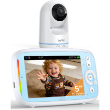 Видеоняня BOIFUN с камерой 720p 5-дюймовым IPS экраном