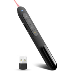 Кликер PPTSLID R78 для презентаций PowerPoint с лазерной указкой, для Mac, Keynote, компьютера, ноутбука