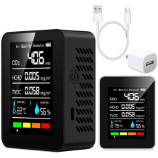 Датчик качества воздуха 5в1 Ansumg, точный счетчик частиц CO2, TVOC, HCHO, влажности и температуры