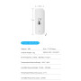 Датчик температури та вологості Wi-Fi з 2 датчиками (комплект 2 штуки)