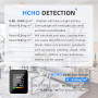 Датчик качества воздуха 5в1 Ansumg, точный счетчик частиц CO2, TVOC, HCHO, влажности и температуры