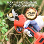 Акумуляторний електросекатор XIAZIR 40 мм 600 W  та безщітковий двигун 