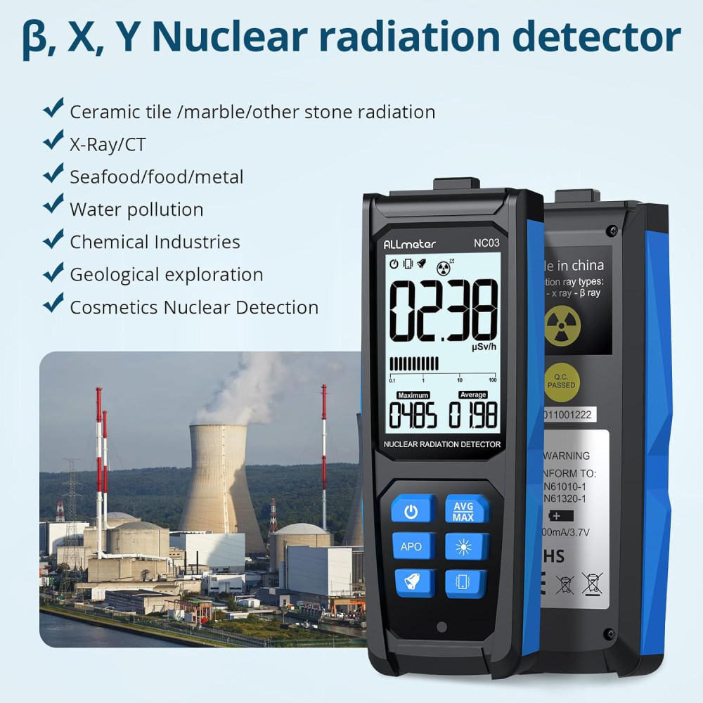 Портативный дозиметр-радиометр ALLmeter детектор радиации Beta Gamma X-Ray