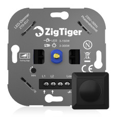Светодиодный диммер Zigtiger 300Вт с защитой от перегрузки