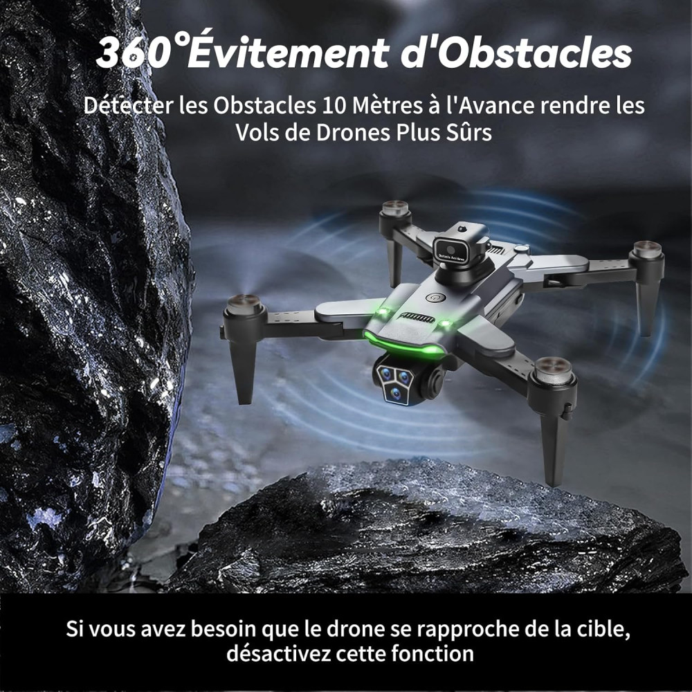 Дрон Hytobp Professionnel S166 PRO, четыре HD камеры, радиоуправляэмый 