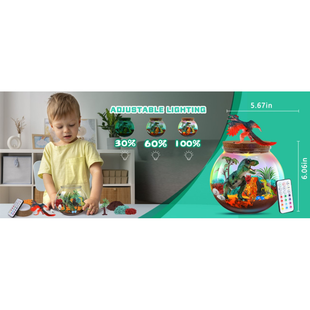 Игрушка «Динозавр» от RONSTONE, набор для творчества со светодиодной подсветкой