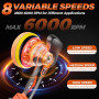 Аккумуляторная полировальная машинка GEARLASSO 21В 2800–6000 об в мин