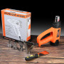 Строительный фен 2000W AIUNAOM термопистолет 50-650°C 5 насадок