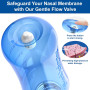 Бутылка для промывания носа MAOEVER Yt-300 Neti Pot, 300 мл с 30 пакетиками соли для промывания носа (синего цвета)