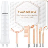 Дарсонваль TUMAKOU F10 6 в 1 с 6 стеклянными электродами для лица и тела