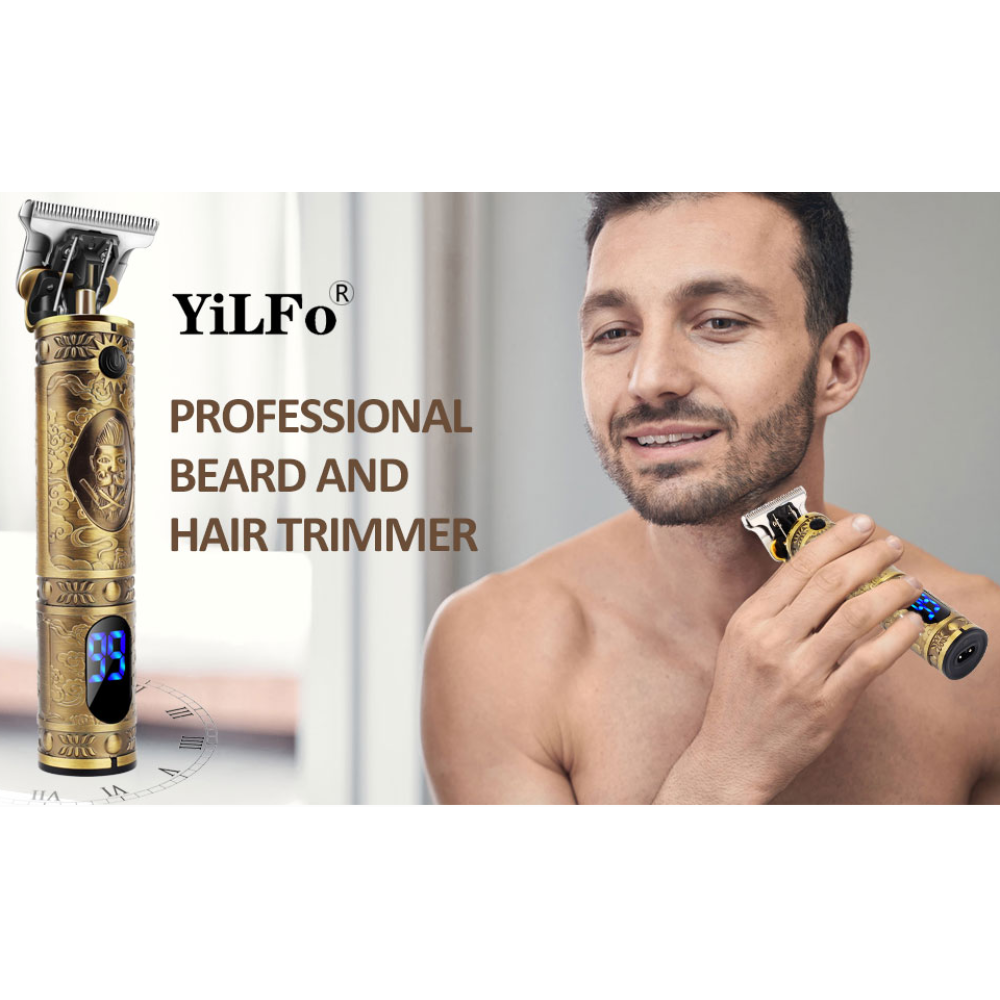 Машинка для стрижки волосся YiLFo професійний тример для бороди