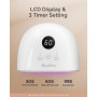 Ультрафіолетова LED лампа для нігтів MelodySusie P-Plus30F 36 Вт з таймером і сенсором